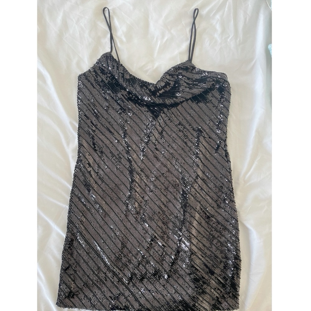 Bardot Sequin Mini Dress